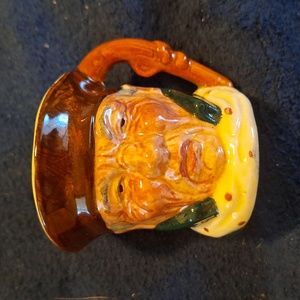 T.H. Sabland Toby Mug 2" tall Marked Lancaster Sandland LTD